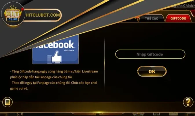 Anh em có thể nhận Code Hitclub bằng 2 cách